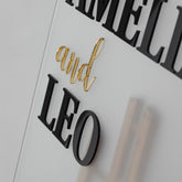 Arched Wedding Welcome Sign -RR
